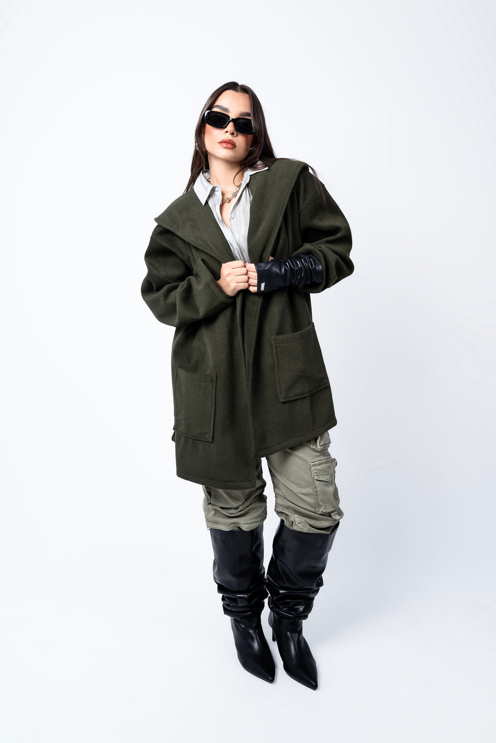 Comfy jacket olive