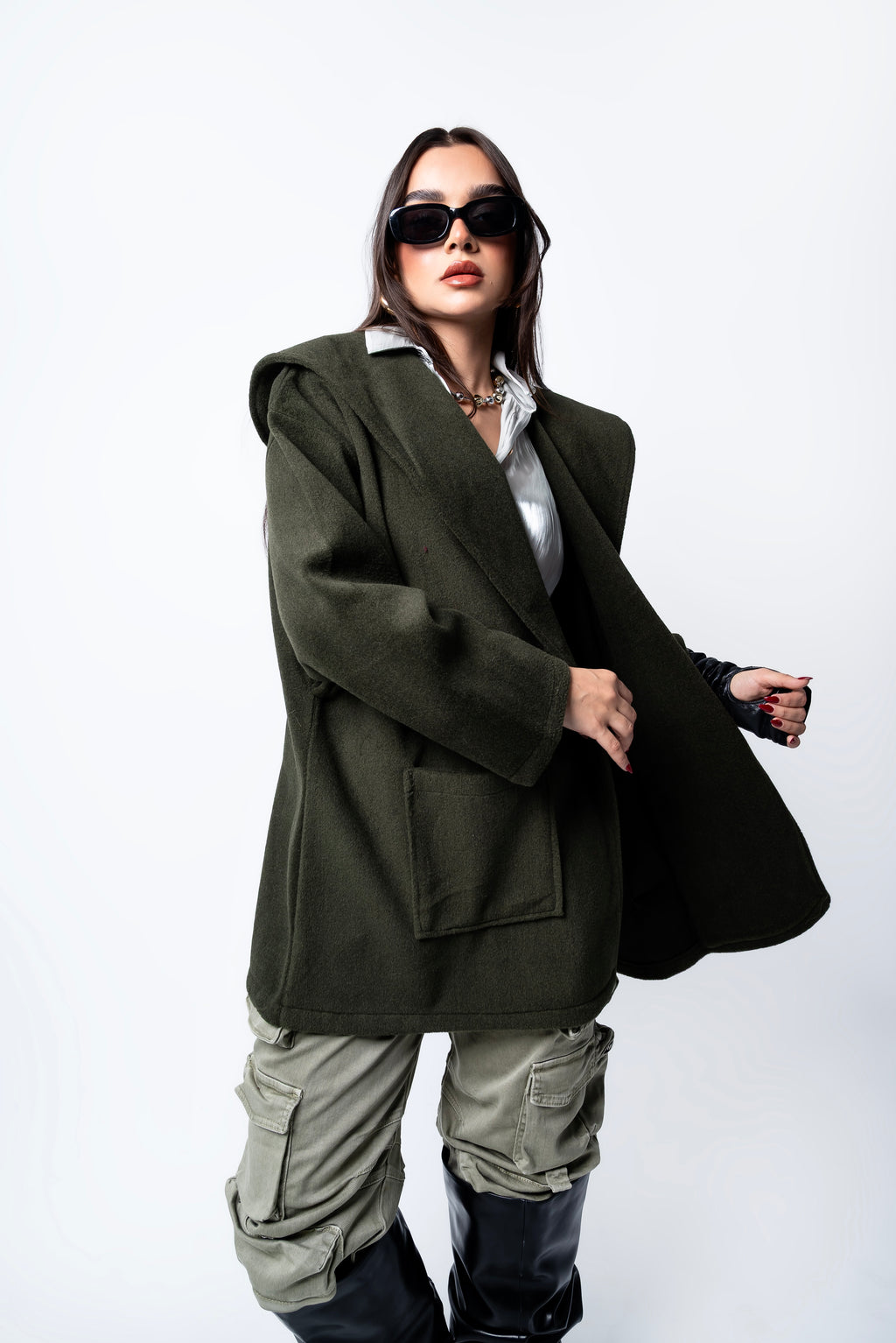 Comfy jacket olive