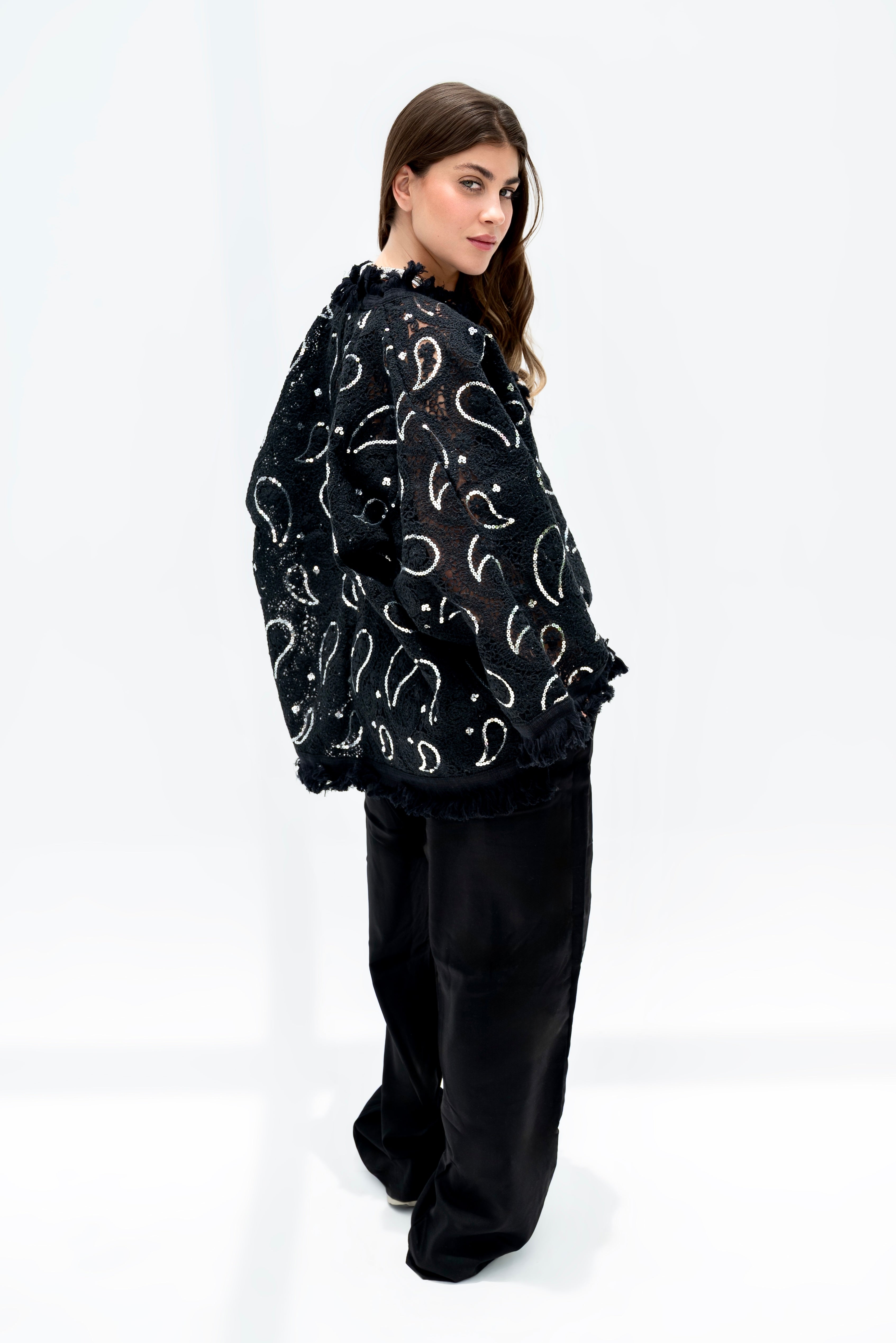 GLOW LACE KIMONO