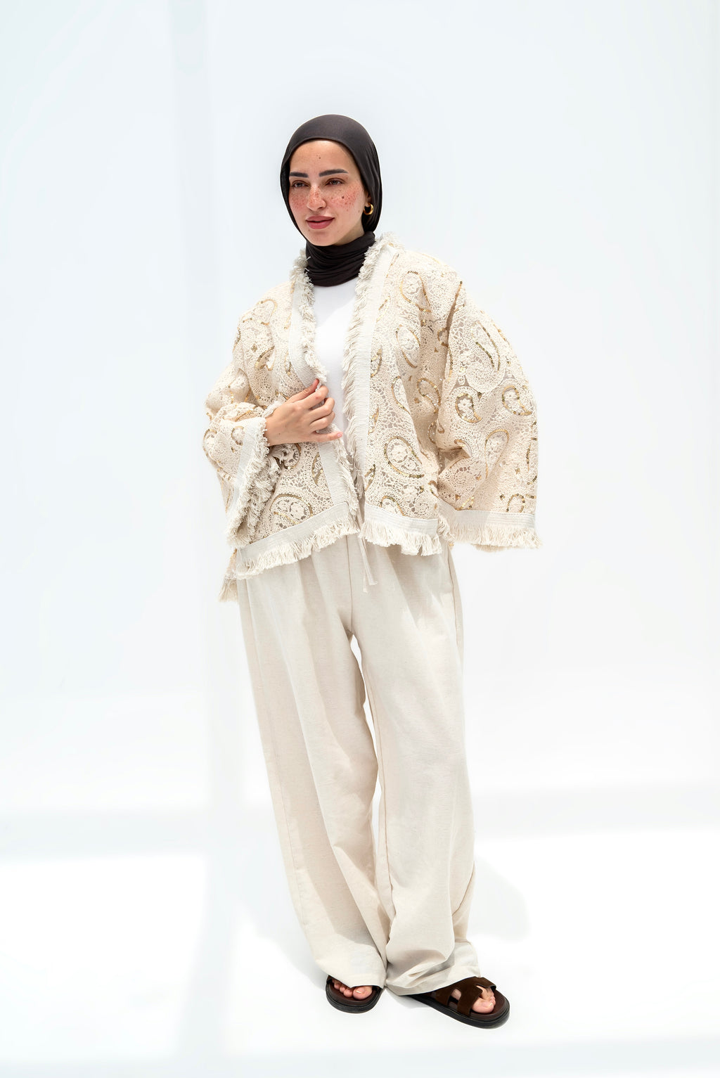 GLOW LACE KIMONO