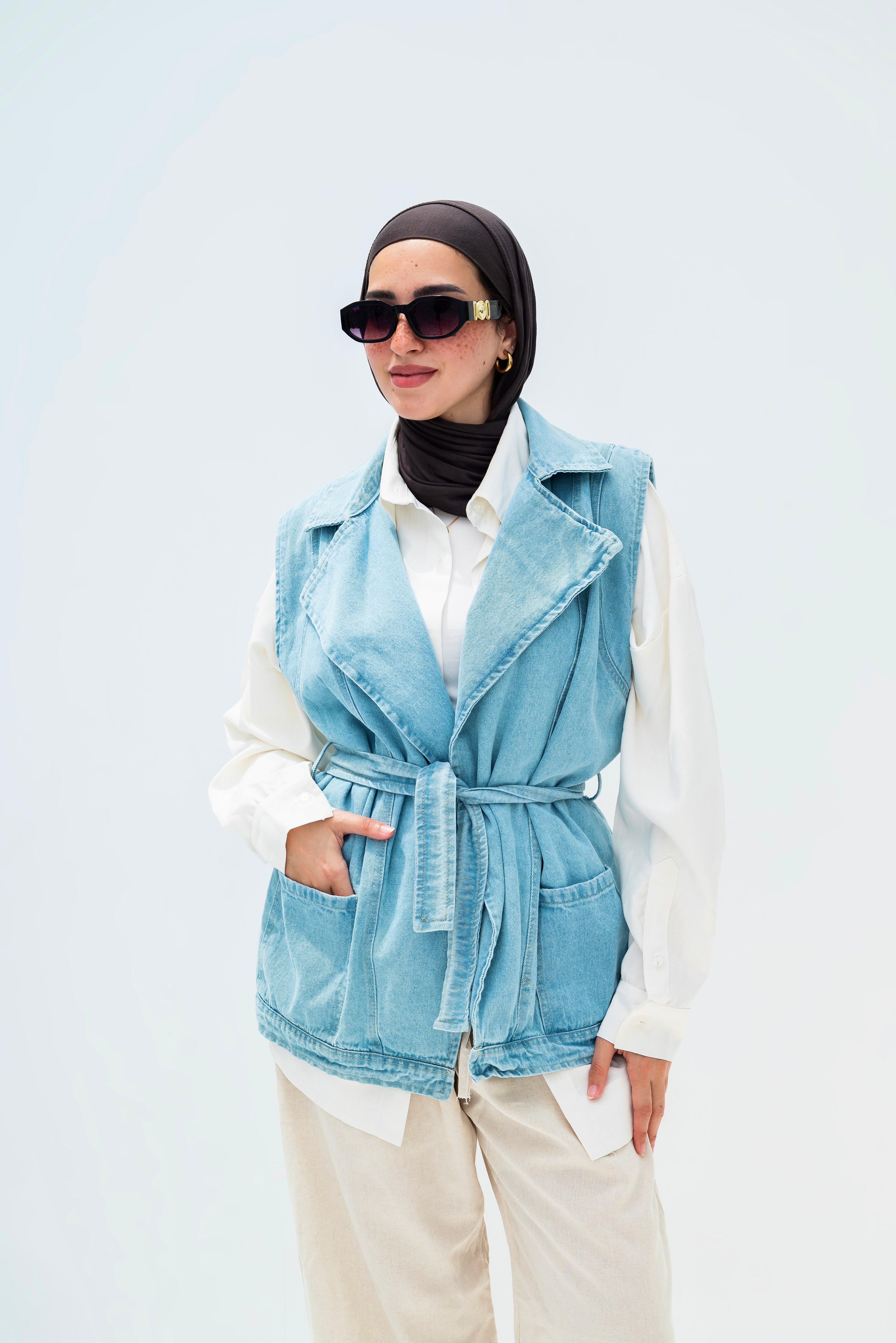 DENIM WAISTCOAT
